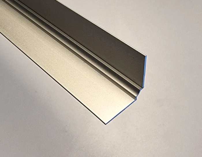 Aluminum rails inside