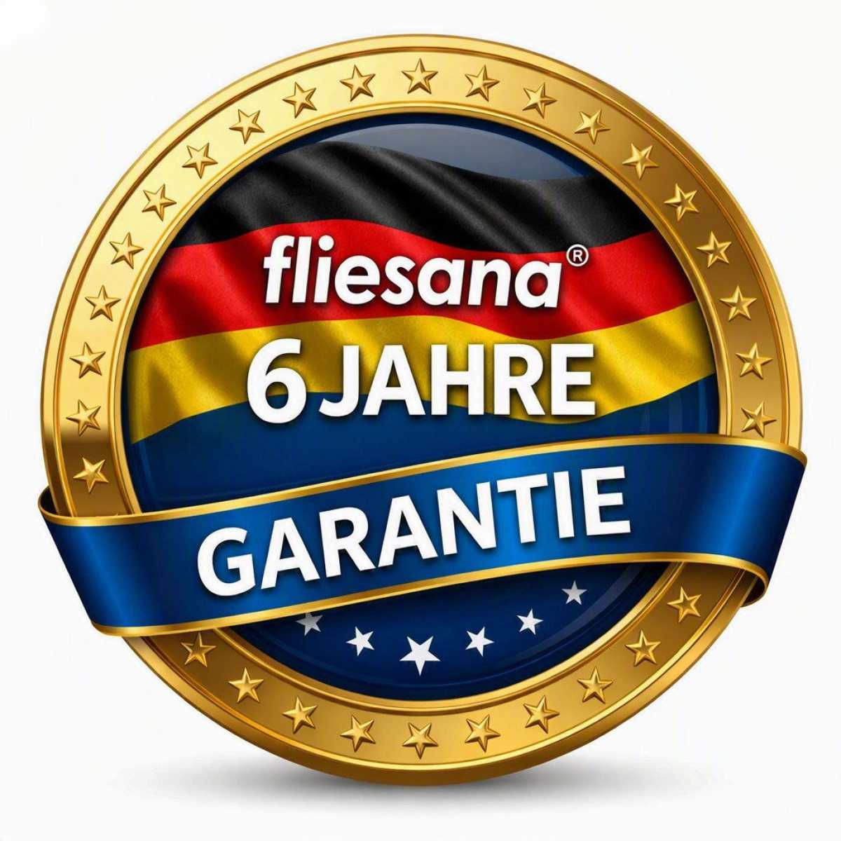 Pieczęć gwarancji Fliesana 6 lat