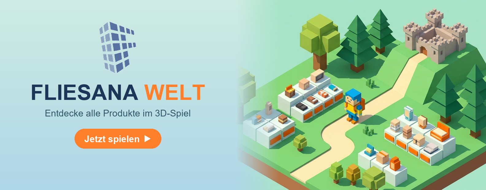 Fliesana Welt – Entdecke alle Produkte im 3D-Spiel. Jetzt spielen.